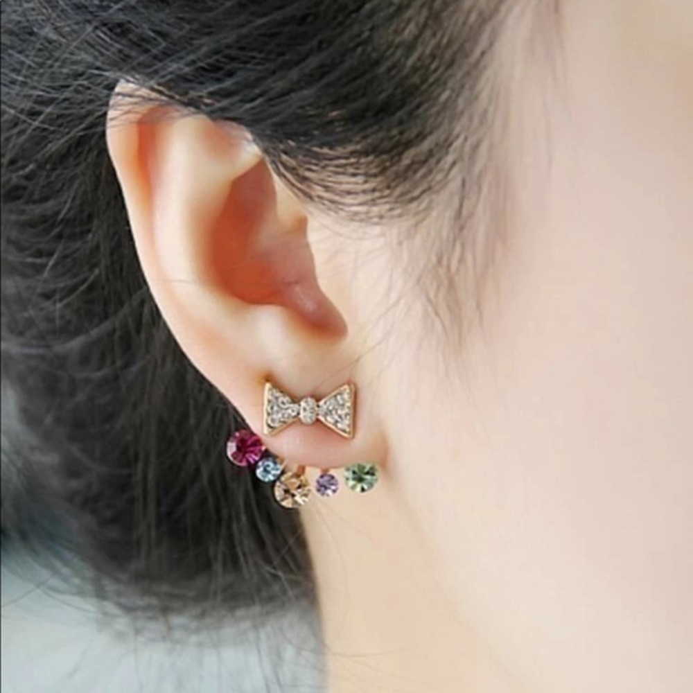 COPY - 💋 Butterfly rhinestone stud earring